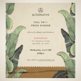 Press Diner Invite (art direction)