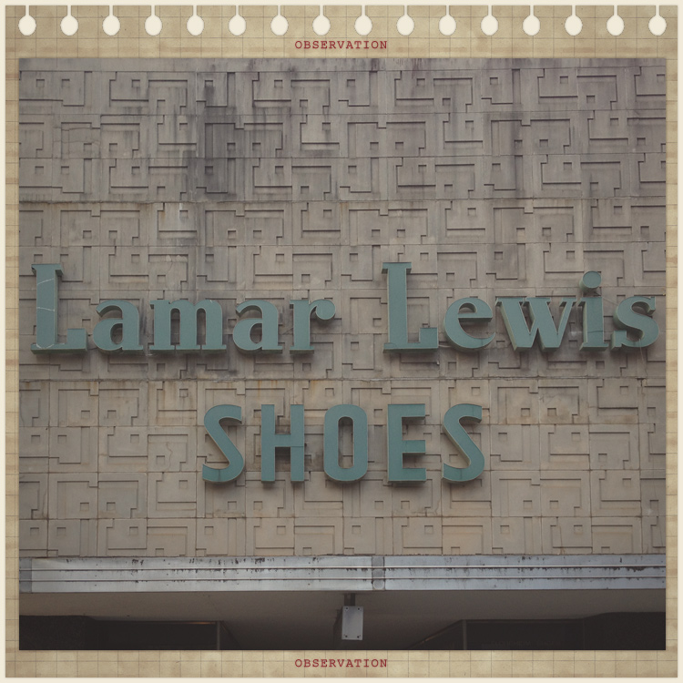 Lamar Lewis Sign